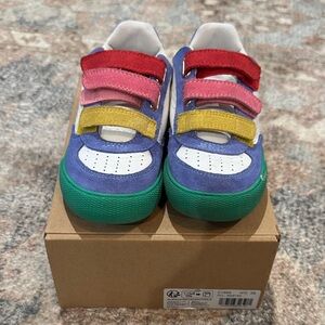 Mini Boden Multicolor Velcro Sneakers size 28, GUC